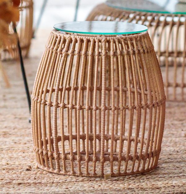 Tafel Palm Beige rond 40 cm